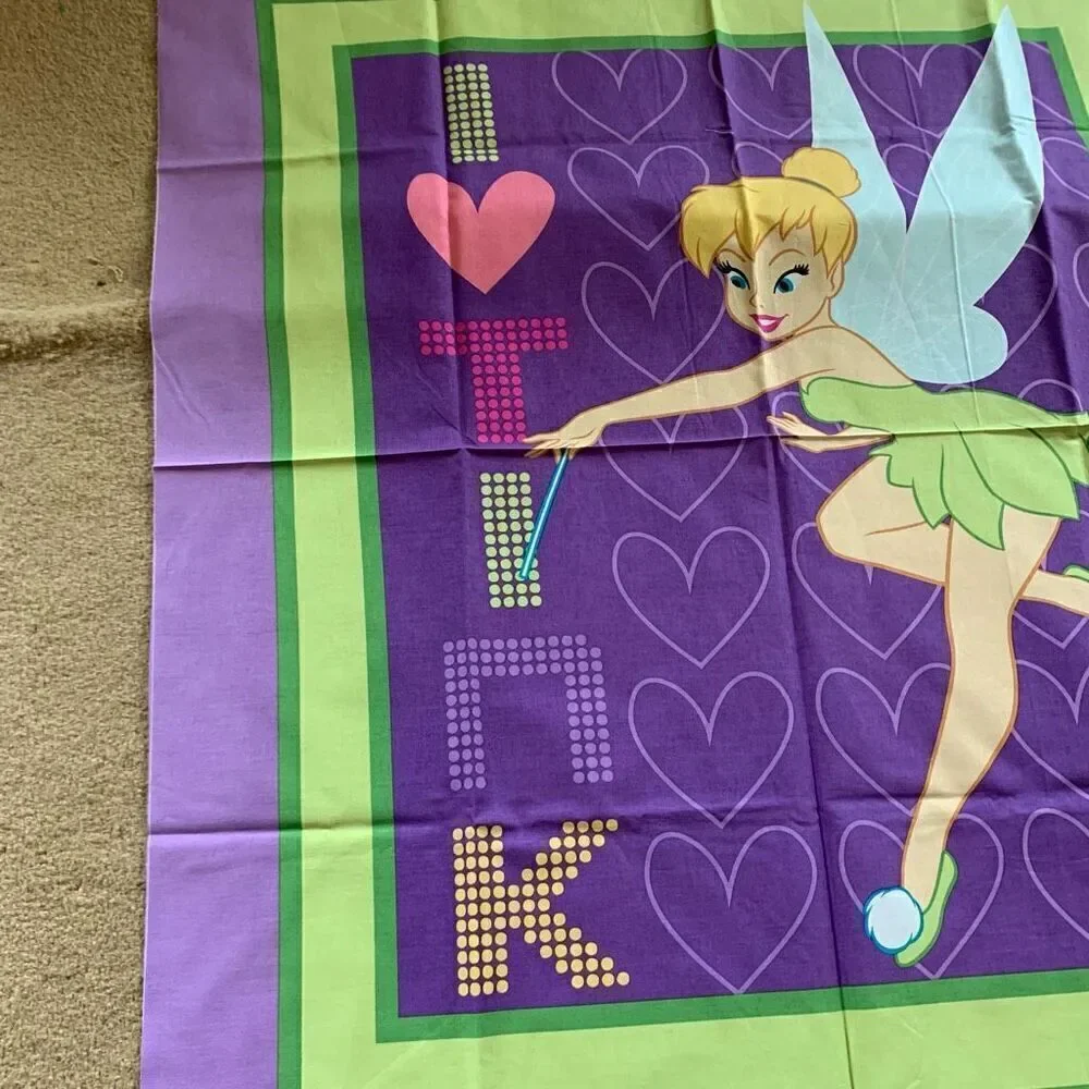 I Love Tinkerbell Quilt Pattern 36” x 22” *New*